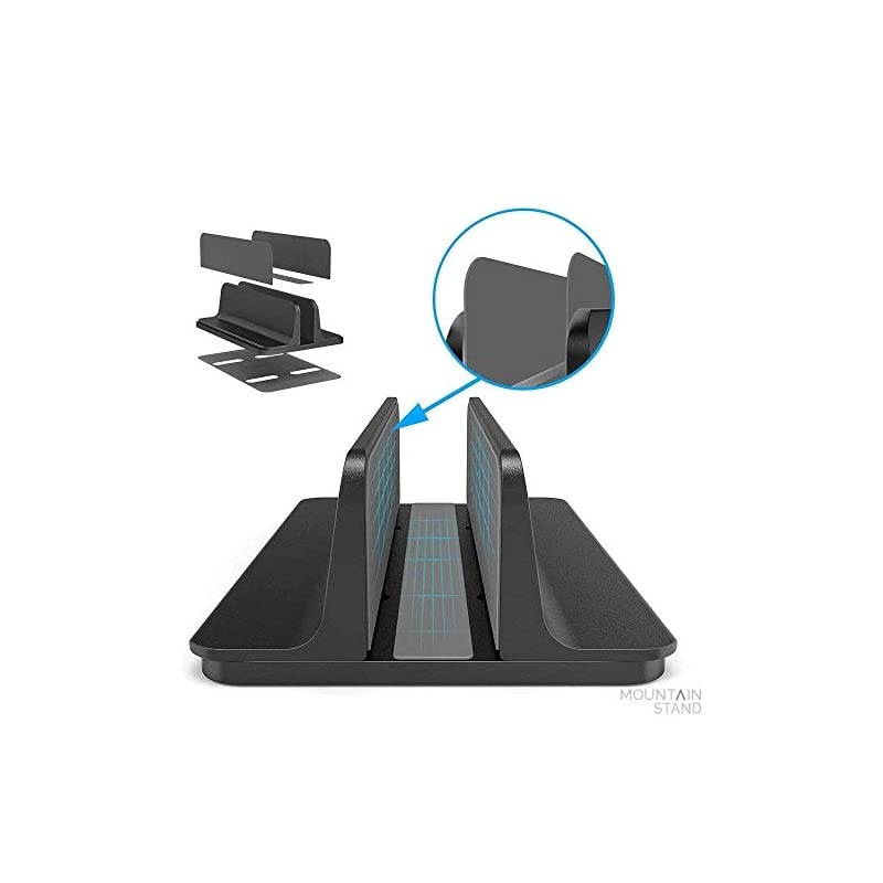 Adjustable Laptop Stand Adjustable Laptop Stand Desktop Stand Adjustable Base Size Compatible for Lenovo Dell ASUS Gaming Laptop up to 173 inches Black