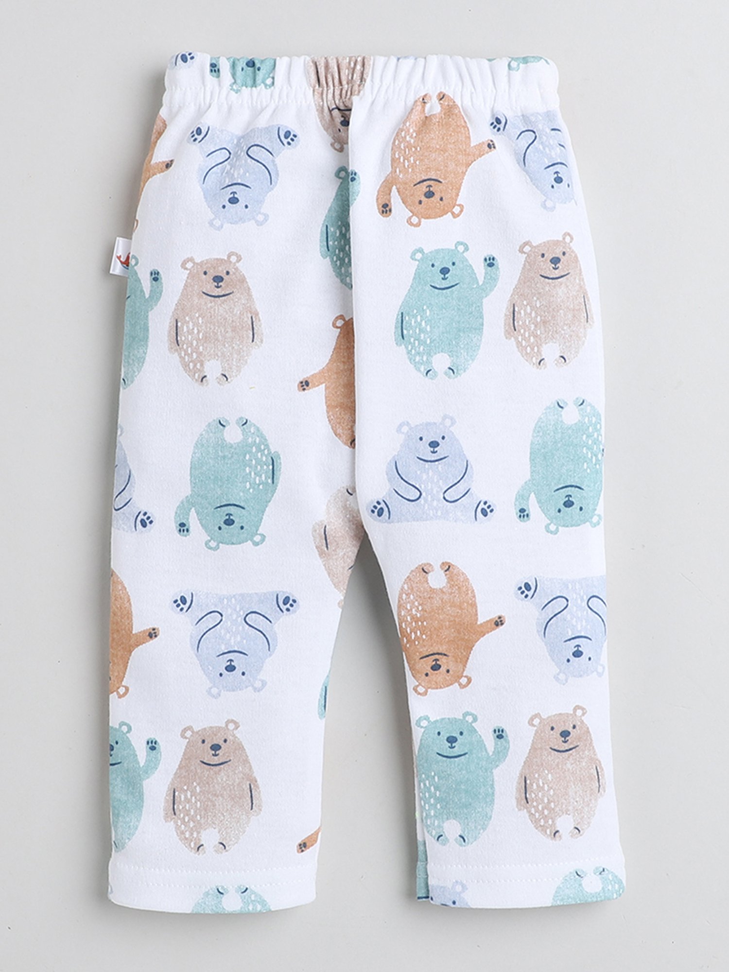 Bumzee Boys Light Blue & White Printed Pyjamas (Pack Of 3)