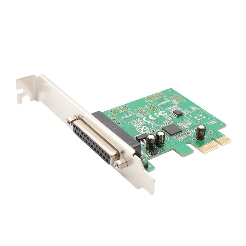 IO Crest 1 Port Parallel PCIe x1 Card, PCI Express to DB25 LPT Printer Converter Adapter Controller with Low Bracket, Support SPP / PS2 / EPP/ECP Modes and Centronics Interface