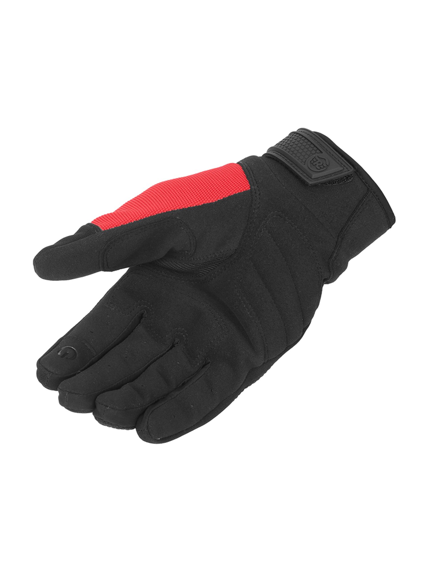 Royal Enfield Red Textured Urban Hustler V2 Riding Gloves - L
