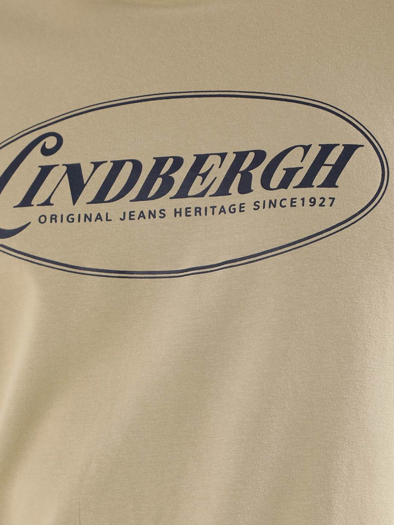 Lindbergh Khaki Regular Fit T-Shirt