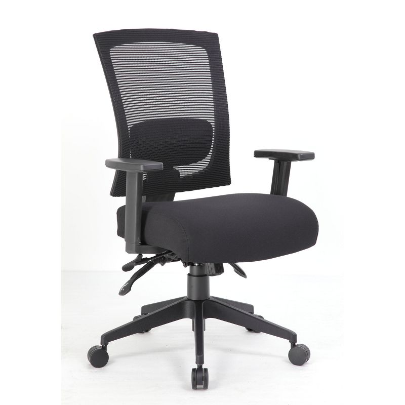 Multi - Function Mesh Back Chair Black - Boss