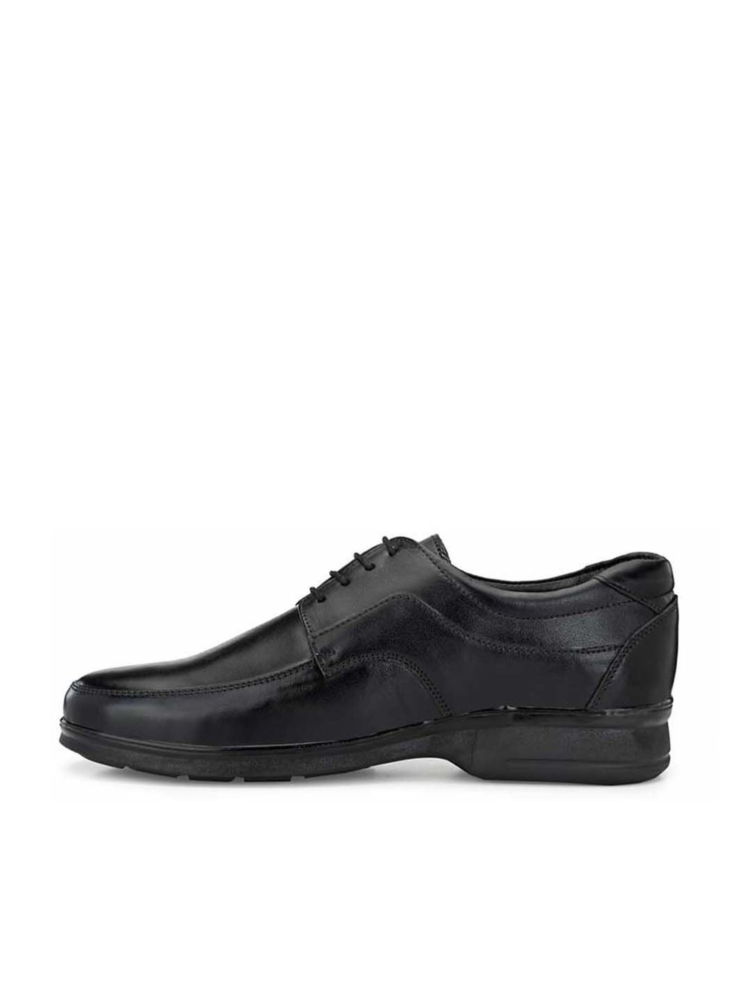 Eego Italy Men's Black Derby Shoes
