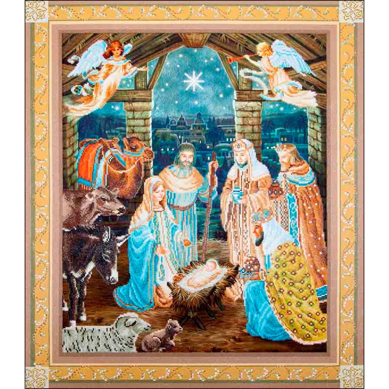 Diamond Dotz Diamond Embroidery Facet Art Kit 37.25"X43.25"-Nativity Scene