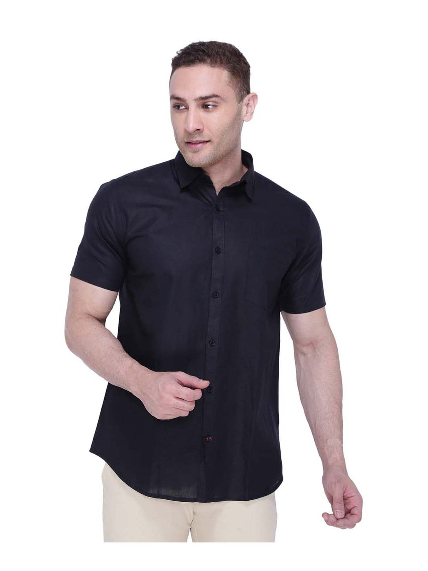 Southbay Black Regular Fit Shirt