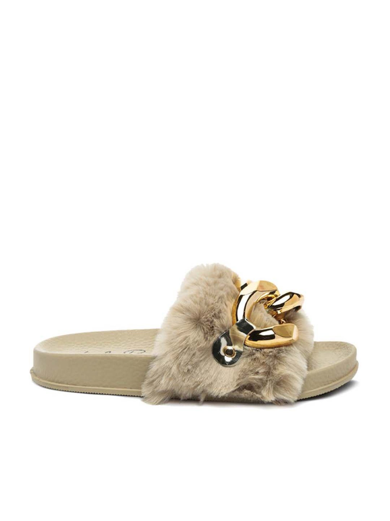 London Rag Women's Beige Casual Slides