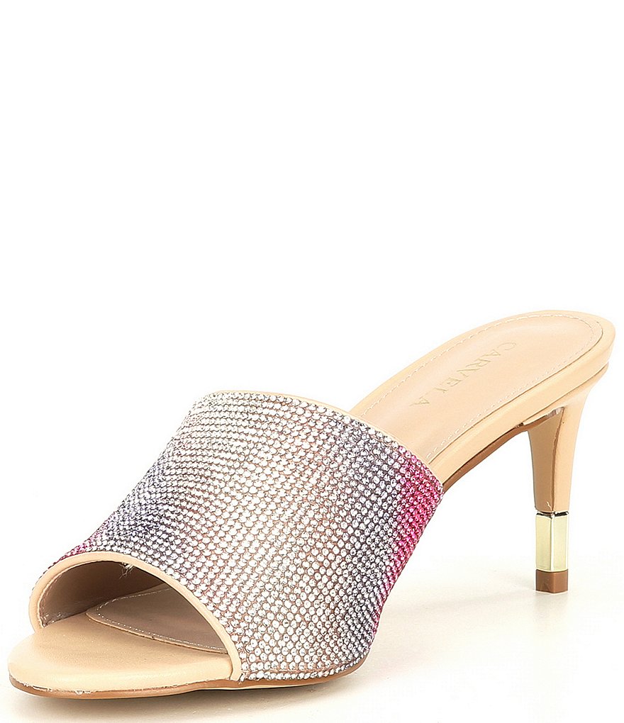 Carvela Great Ombre Glitz Detail Dress Mules