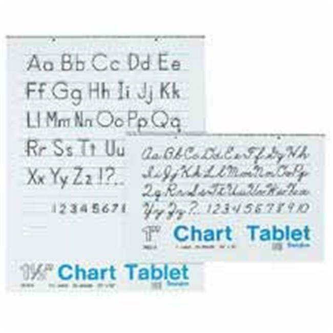 Pacon Corporation PAC74610 Chart Tablet- Cursive Cover- 1in. Ruled- 24in.x32i...