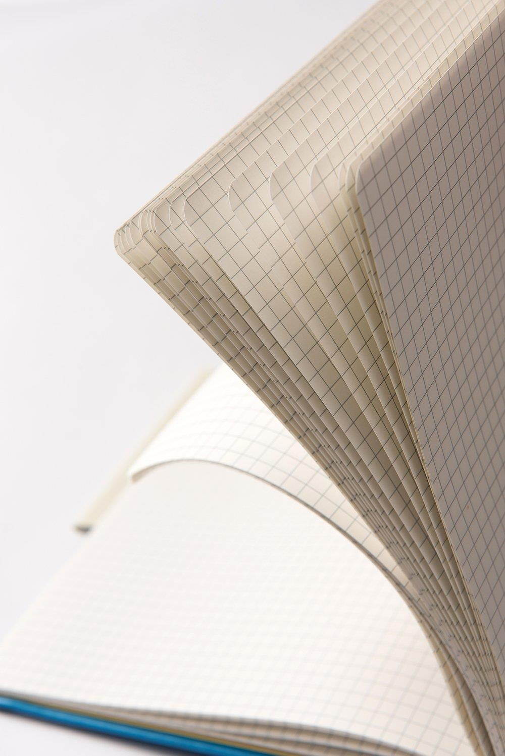 Minimalism Art | Classic Notebook Journal, Size: 8.3" X 11.4", A4, Pink, Squared Grid Page, 192 Pages, Hard Cover/Fine PU Leather, Inner Pocket, Premium Thick Paper-100gsm | Designed in San Francisco