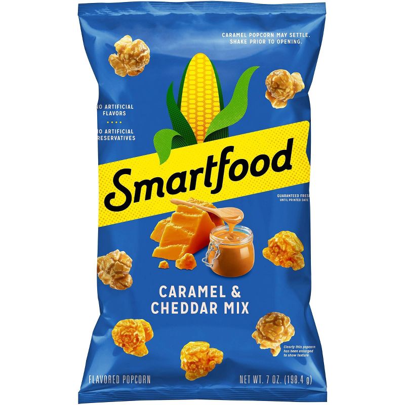 Smartfood Caramel & Cheddar Mix Flavored Popcorn - 7oz