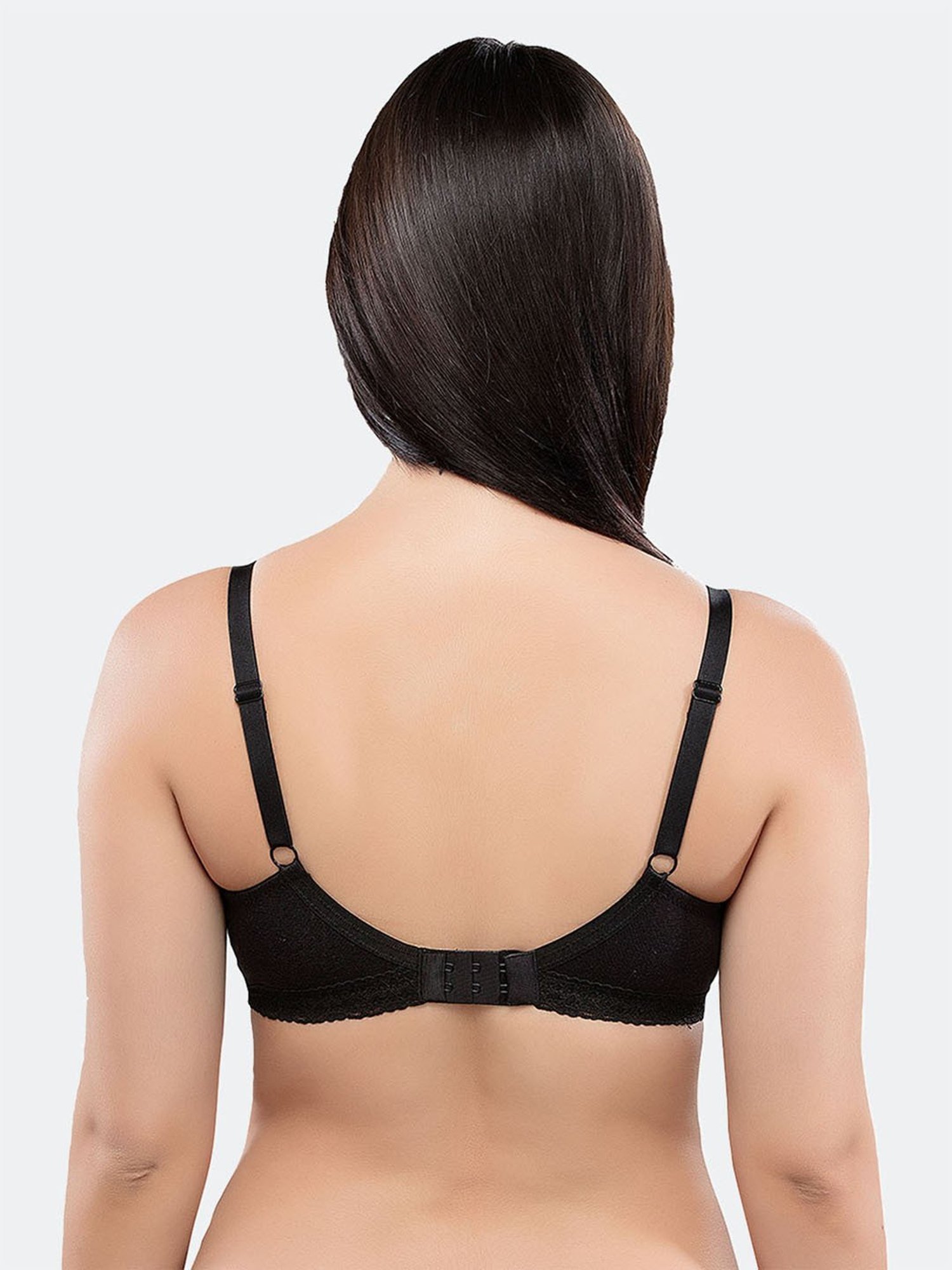 Inner Sense Black Full Coverage T-Shirt Bra