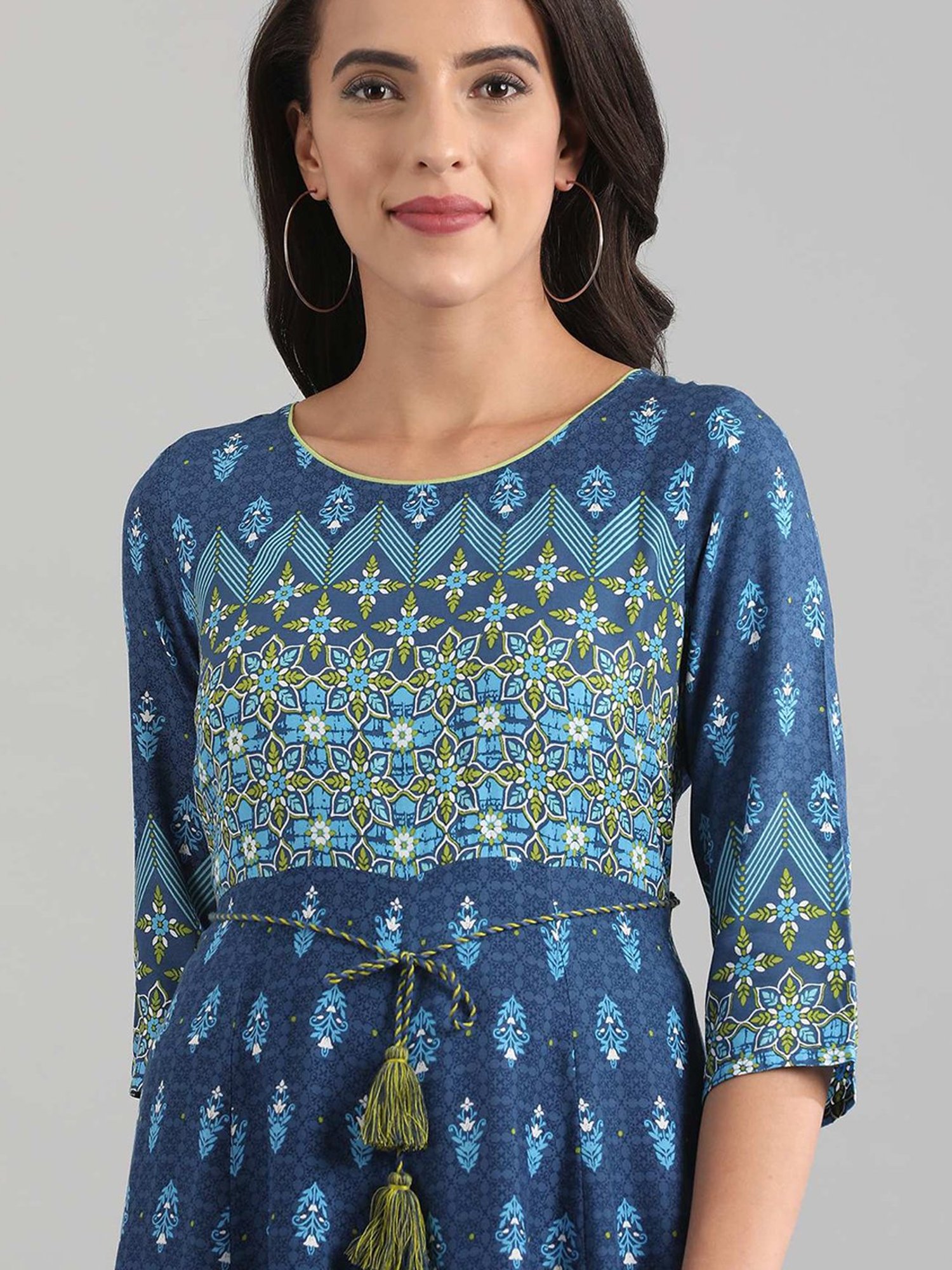Aurelia Blue Printed Jumpsuit