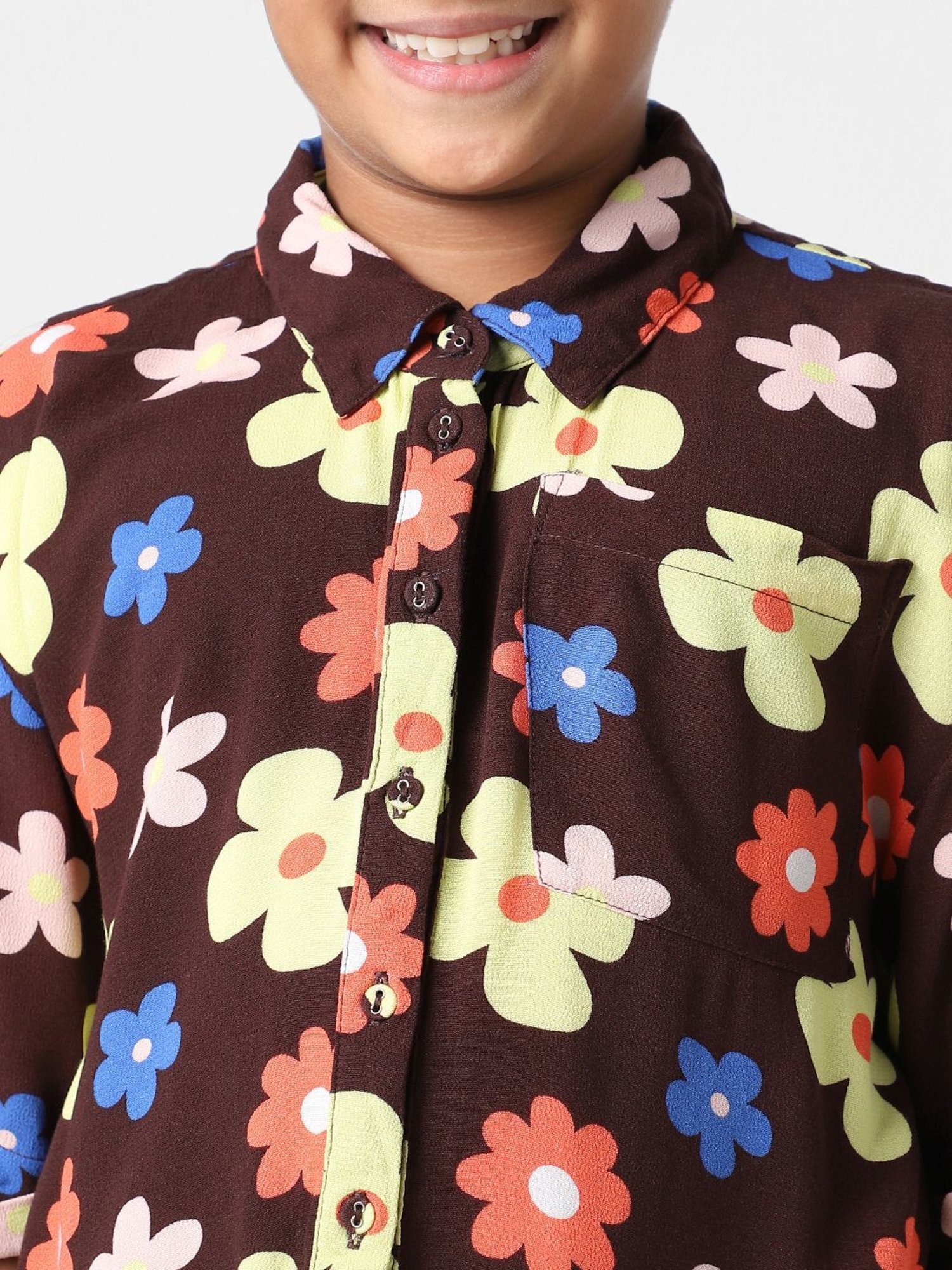 KIDS ONLY Multicolor Floral Print Shirt