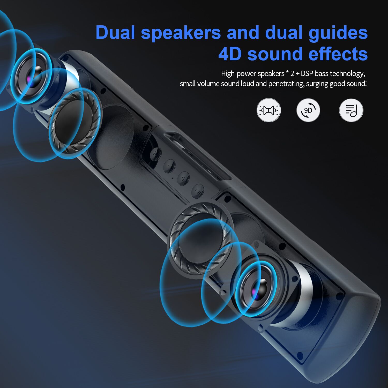 R1280DB Powered Bluetooth Bookshelf Speakers - Optical Input - Wireless Studio Monitors - 4 Inch Near Field Speaker - 42w RMS - Wood Grain