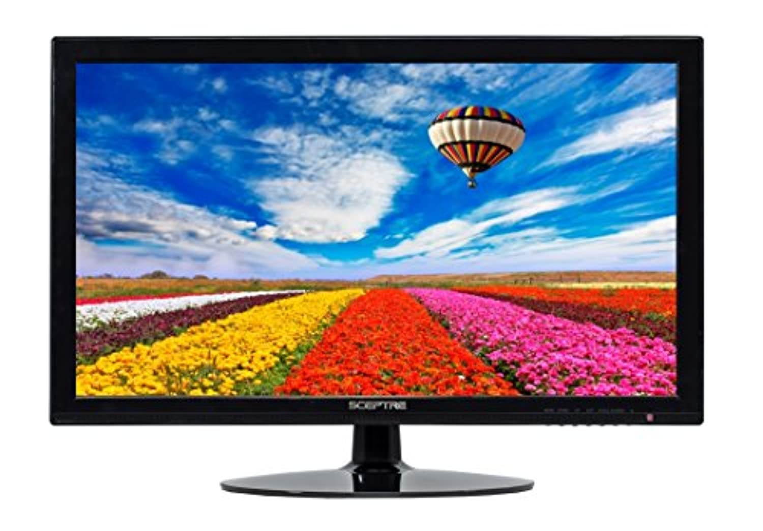 Sceptre 24 Inch 75Hz Slim LED Monitor with Build-in Speakers HDMI VGA, New Black (E248W-19208A) (E248W-19208A)