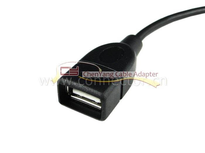 2pcs Super Speed Down Angled 90 D USB 2.0 Male to Female Extension Cable 20cm