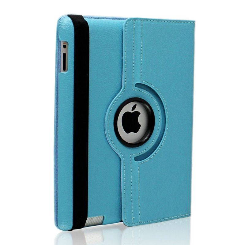 Fullbell Apple iPad 2/3/4 Case - 360 Degree Rotating Stand Smart Case Cover for iPad with Retina Display (iPad 4th Generation), the new iPad 3 & iPad 2 (Automatic Wake/Sleep Feature) - Black