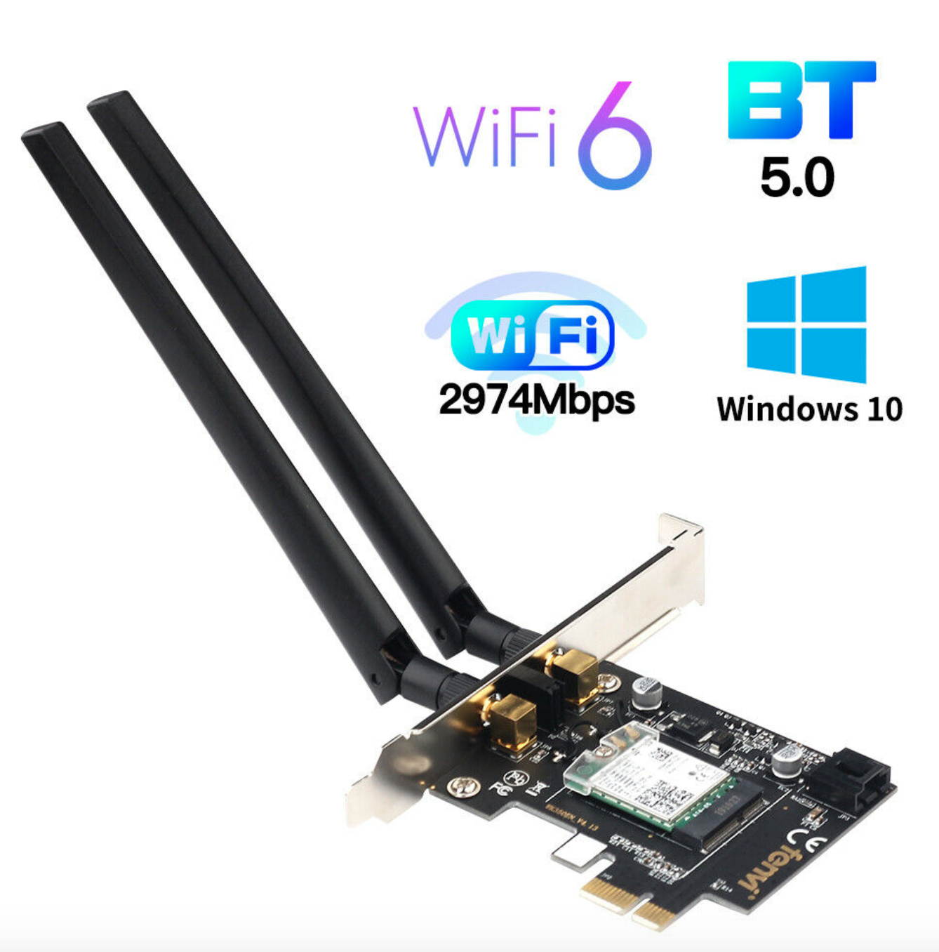 3000Mbps Intel AX200 wifi 6 PCIE Card 802.11ax PCI WiFi Bluetooth 5.1 PC adapter