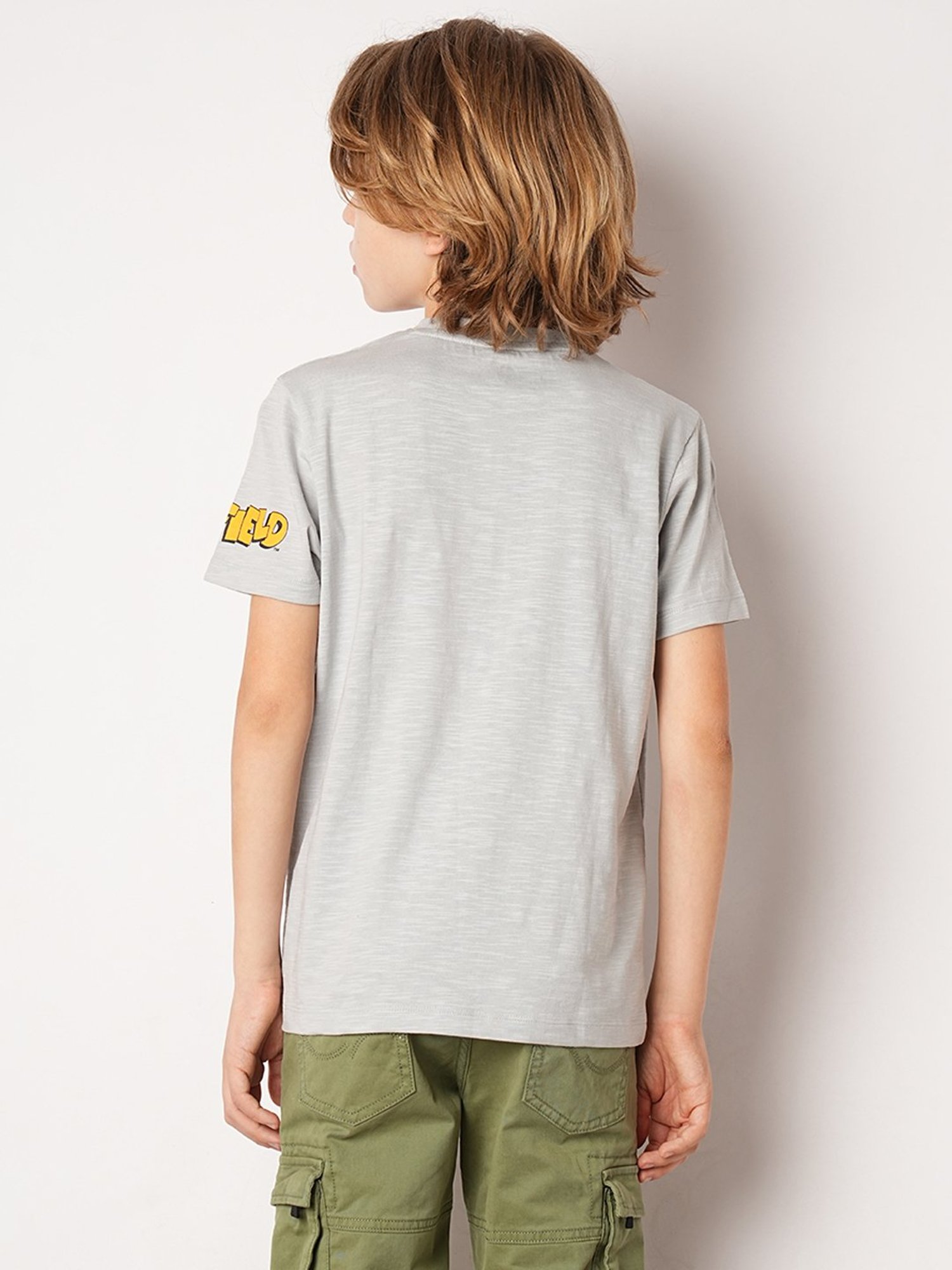 Jack & Jones Junior Dark Grey Printed T-Shirt