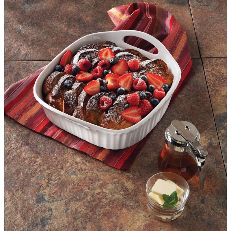 CorningWare French White 8"x8" Square Ceramic Baking Dish