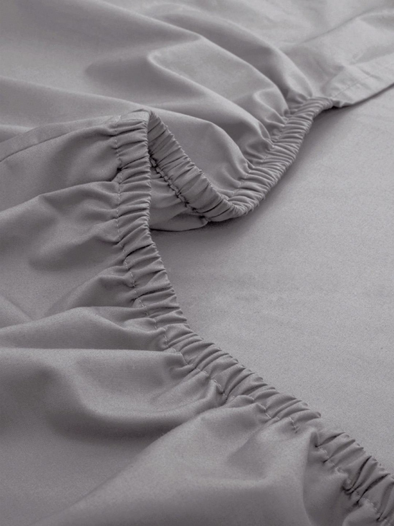 Maspar Grey Cotton 200 TC Bed Sheet Set