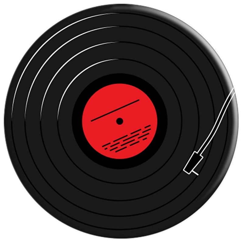 Vinyl Record LP Art Red Design PopSockets PopGrip: Swappable Grip for Phones & Tablets