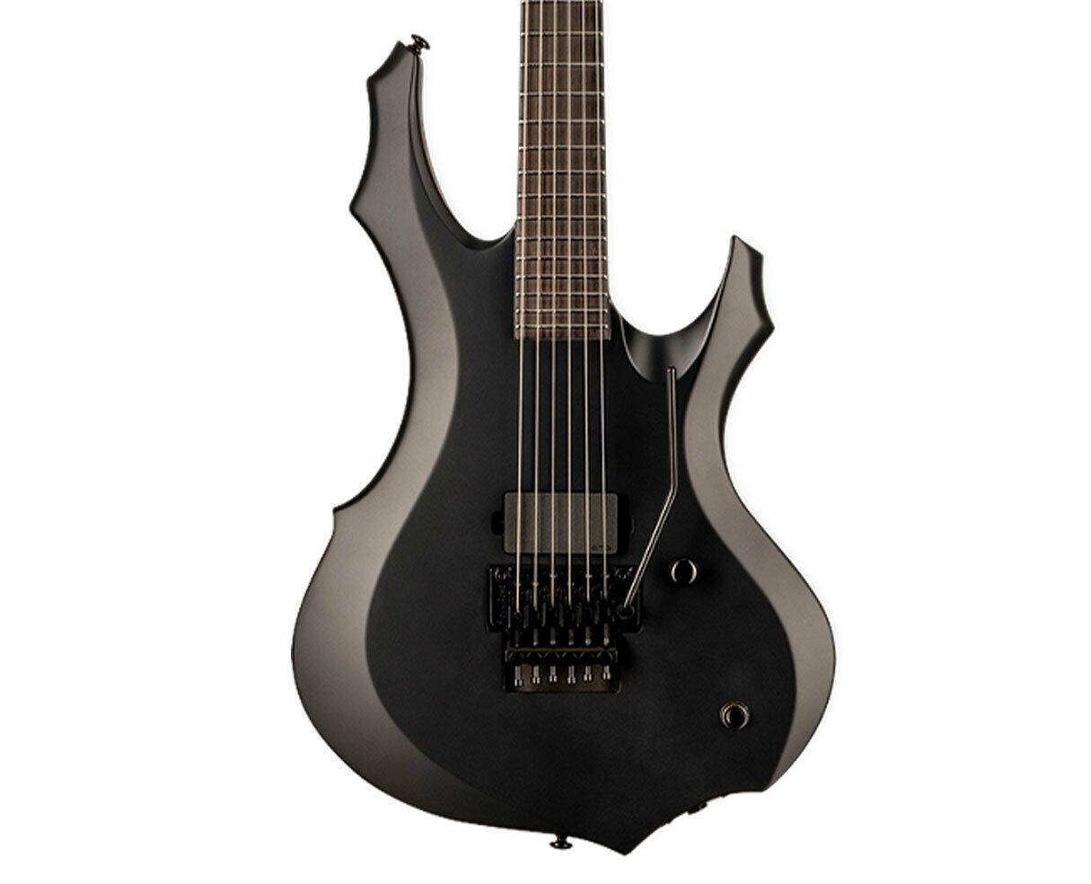 ESP LTD F Black Metal - Black Satin