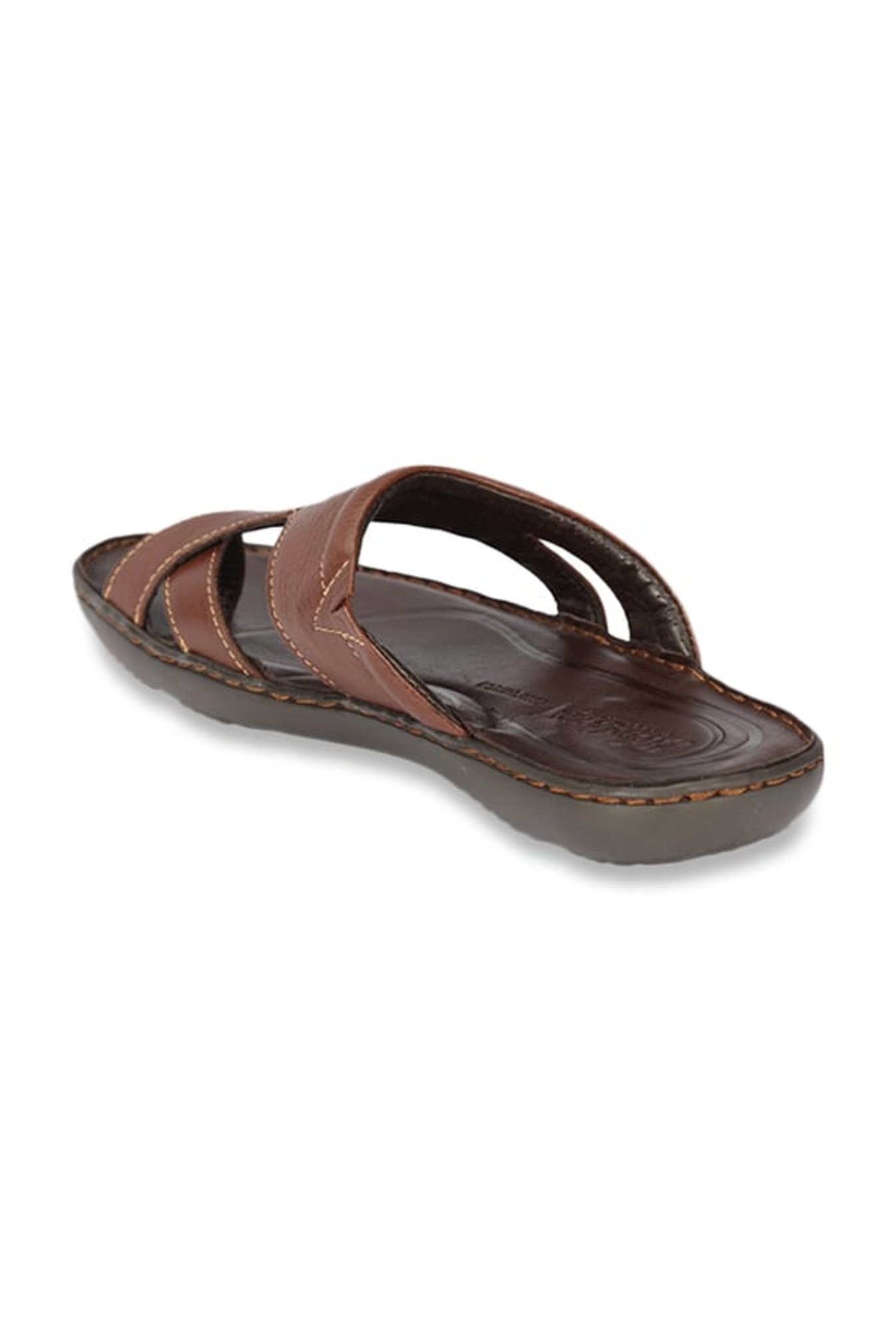 Florsheim Lewis Tan Cross Strap Sandals