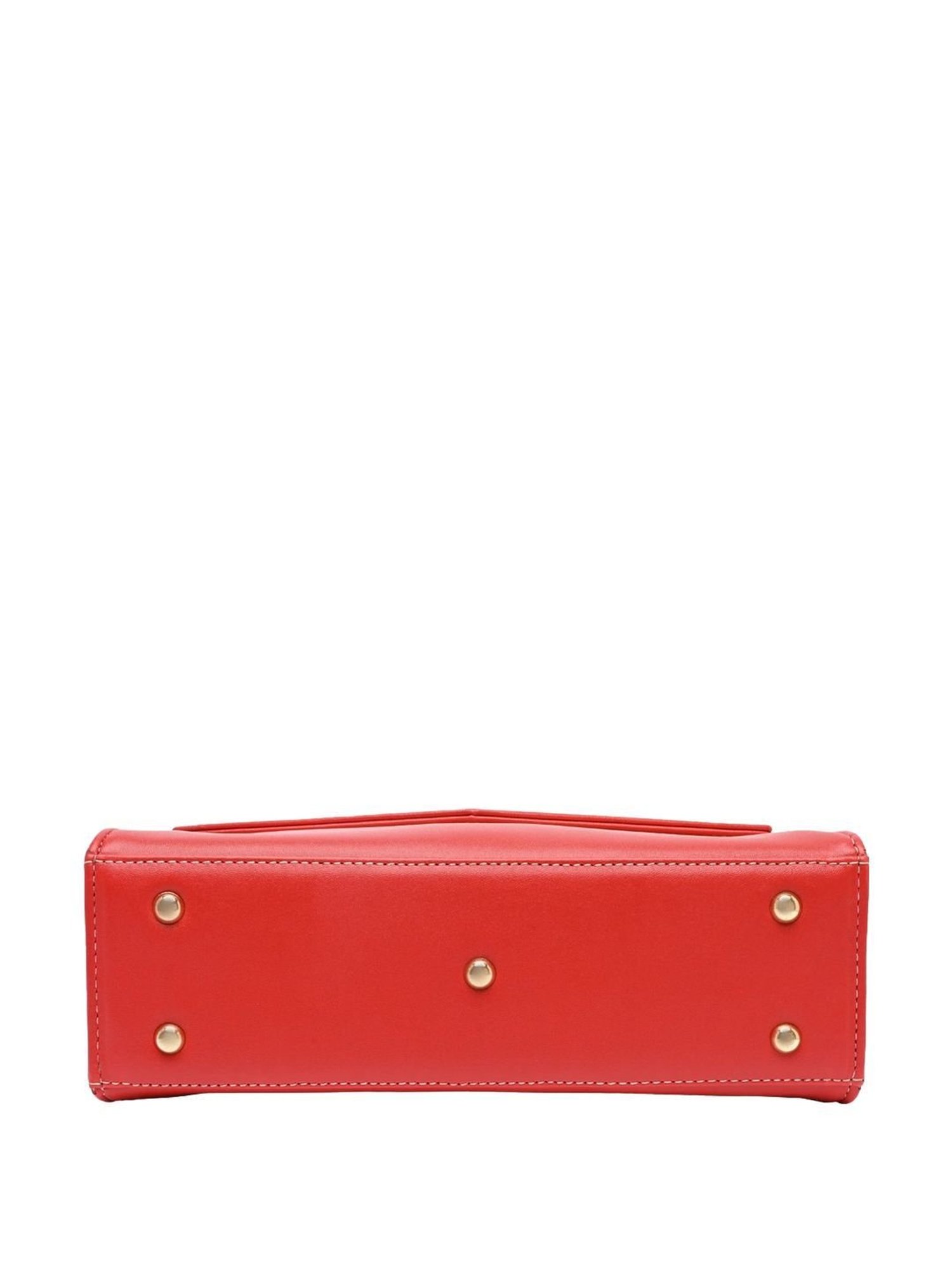 Favore Tan Solid Medium Satchels