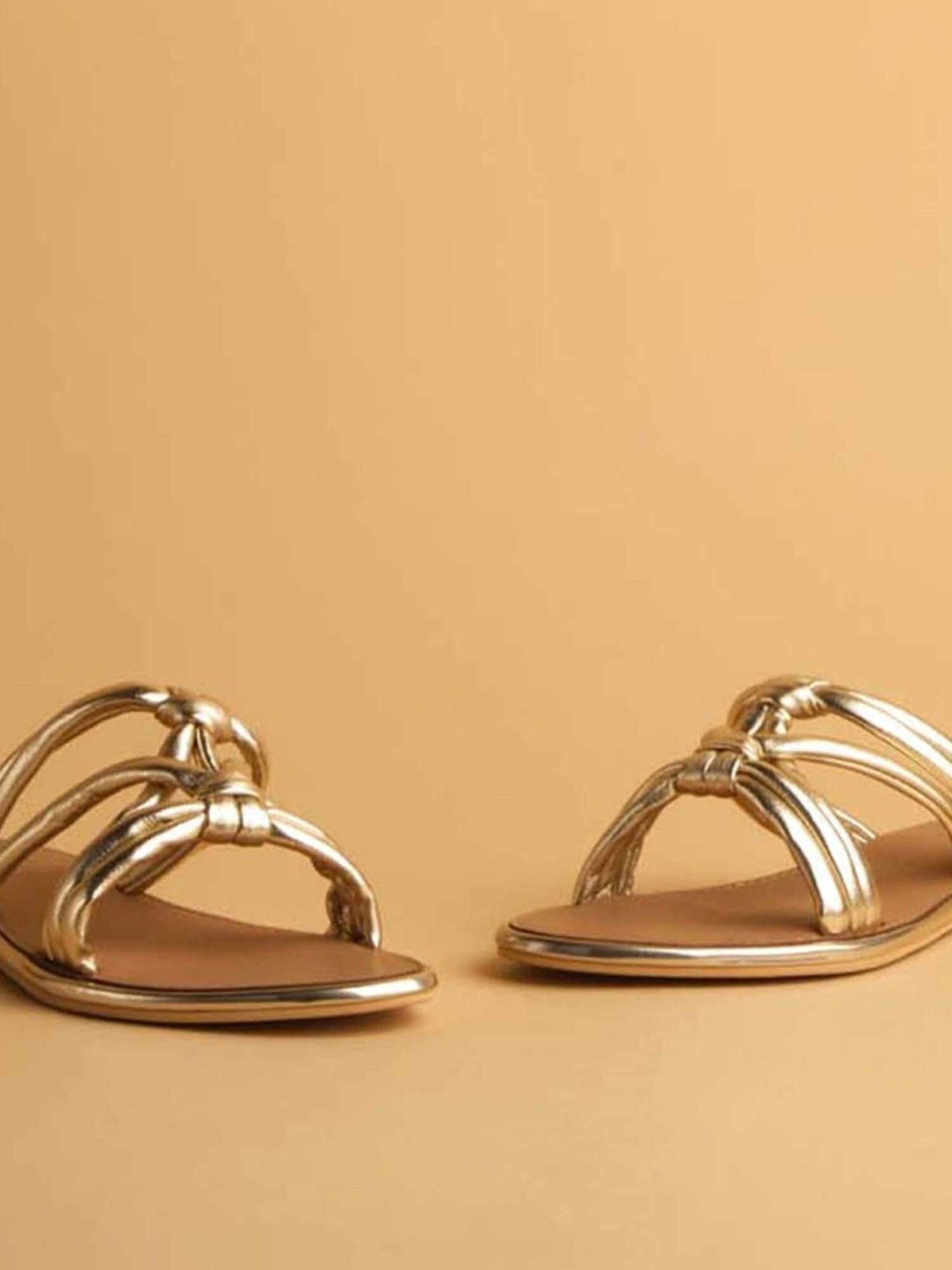 Eridani Women's Carly Gold Casual Sandals