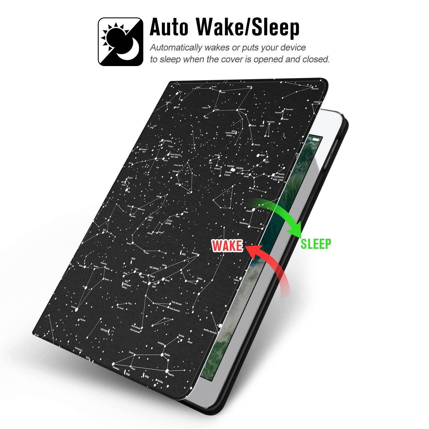 Ayotu iPad 2018/2017 9.7 inch Case,Slim Stand Smart Colorful Cover with Auto Wake and Sleep Smart Protective Cover for iPad 2018/2017 9.7-inch Model-The Horoscope