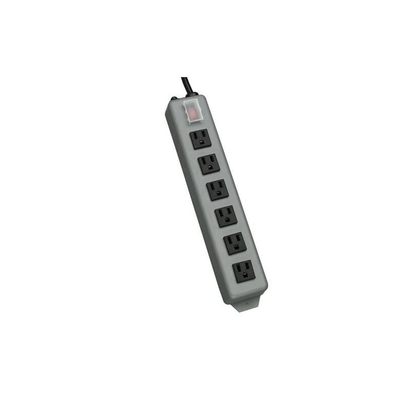 6 Outlet Waber Industrial Power Strip 15ft Cord with 515P Plug UL24CB15