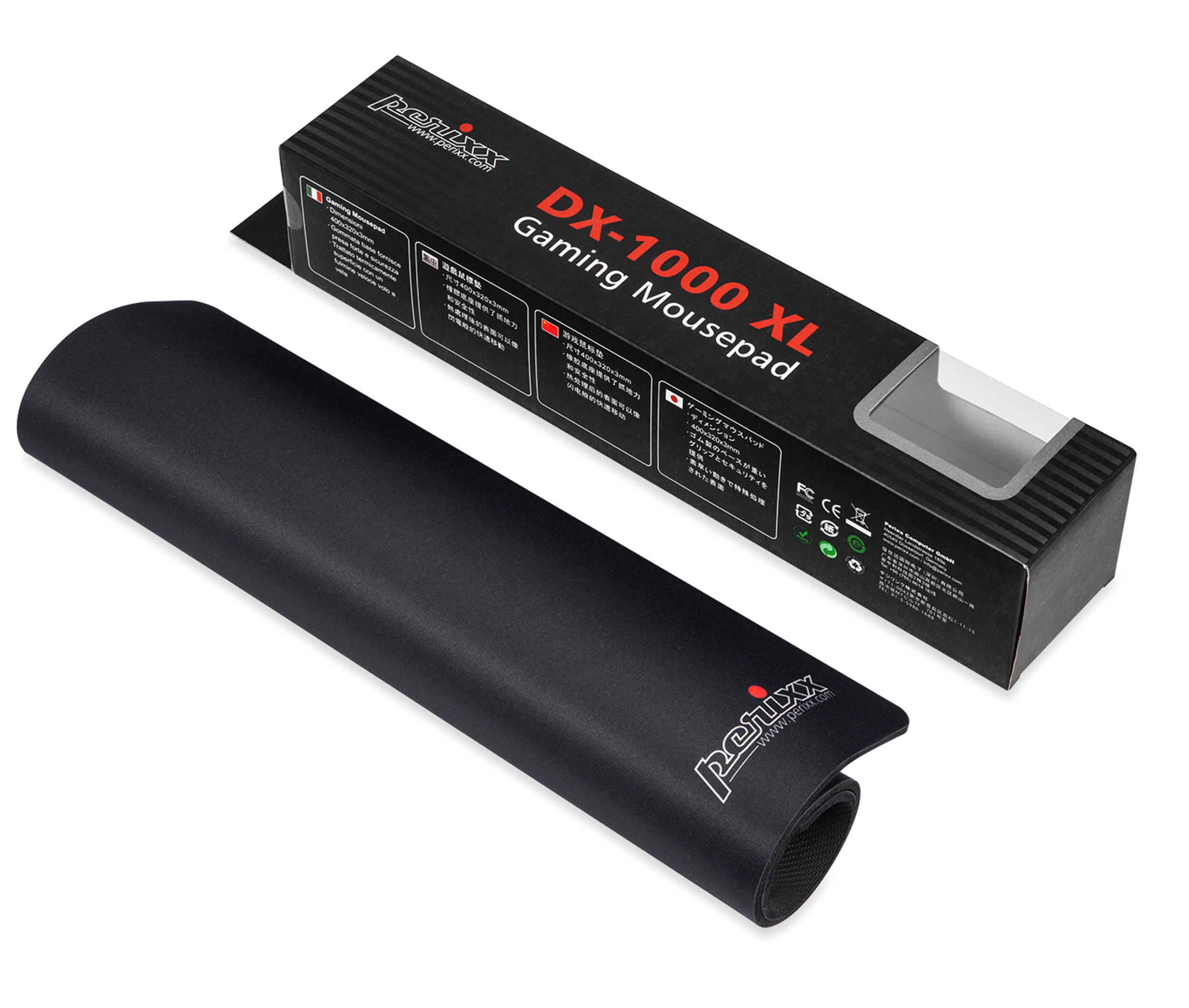 Perixx DX-1000XXL Extended Cloth Gaming Mouse Pad, Rubber Base Mouse Mat for Laser Optical Gaming Mouse Performance, XXL