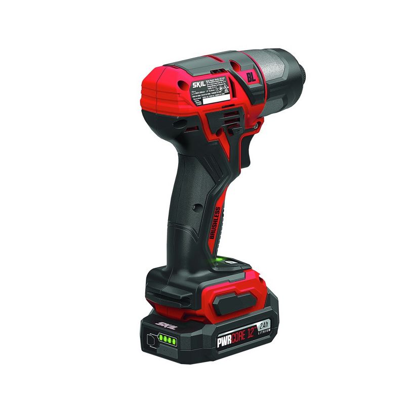Skil ID574402 12V Brushless Lithium-Ion 1/4 in. Cordless Hex Impact Kit (2 Ah)