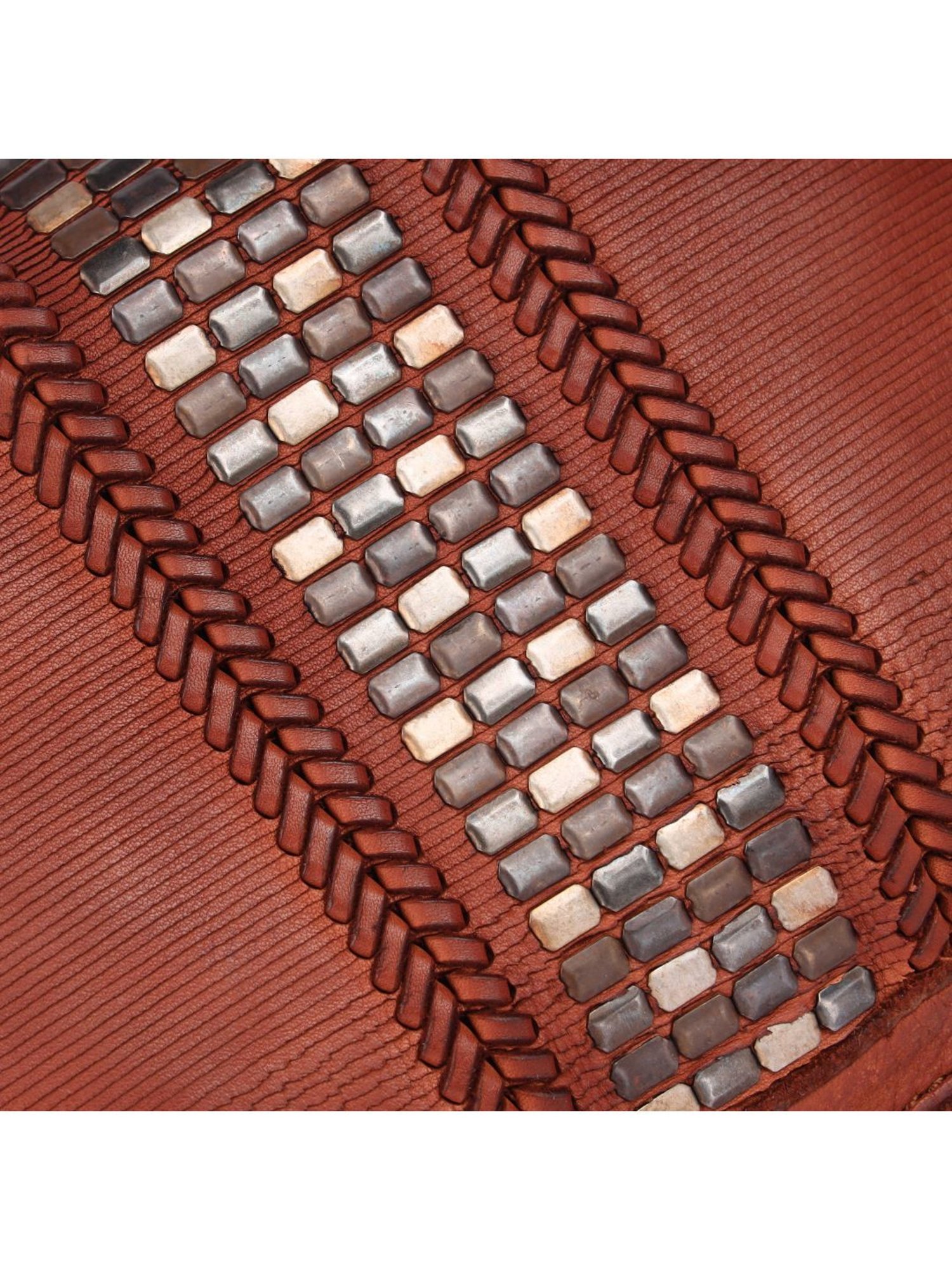 KOMPANERO Estelle Cognac Embellished Medium Sling Handbag