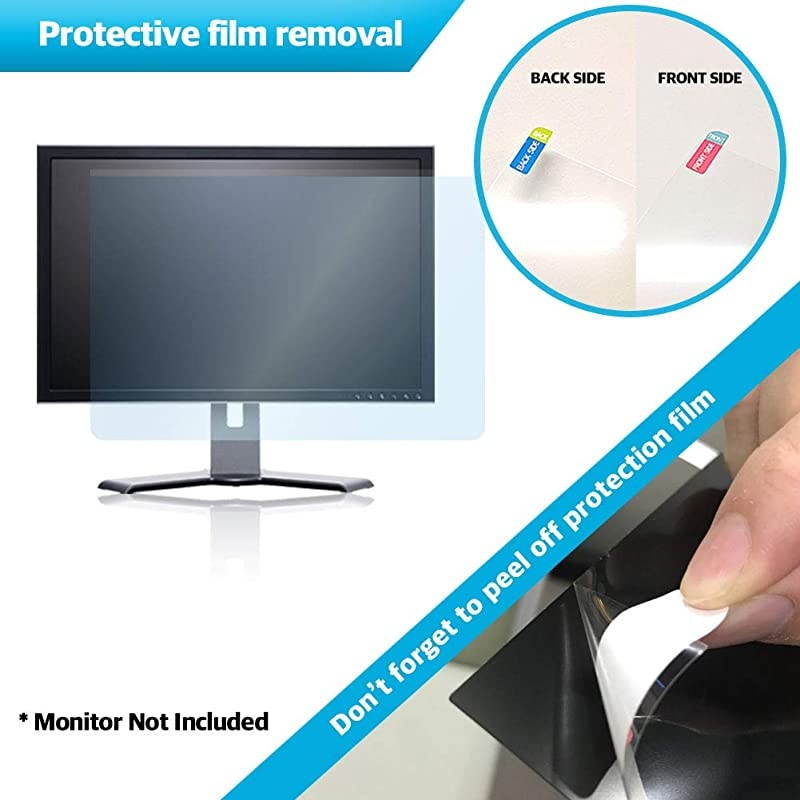 Acrylic Anti Blue Light Screen Protector 19 Easy OnOff for 19 Universal Diagonally Measured 16 916 10 Aspect Ratio Filtering Out Blue Light for Laptop Notebook Monitor