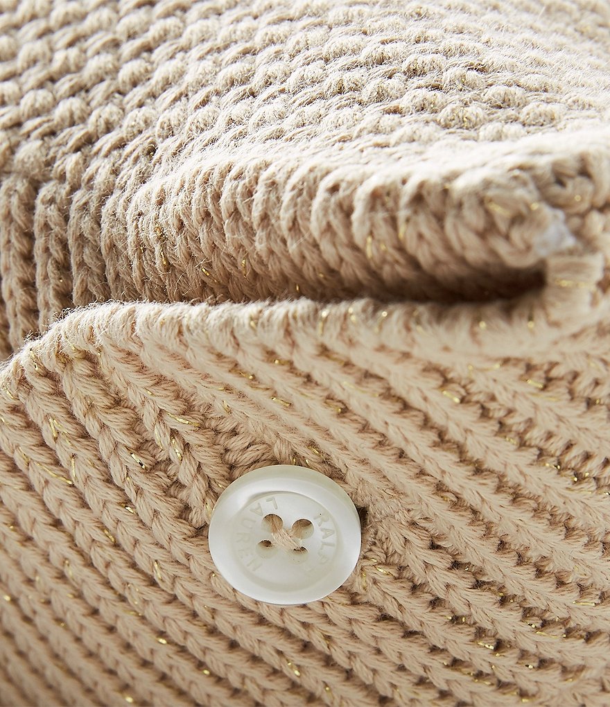 Ralph Lauren Weston Park Collection Watterson Knit Square Pillow