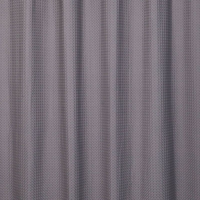 Belgian Waffle Shower Curtain Gray - Moda at Home