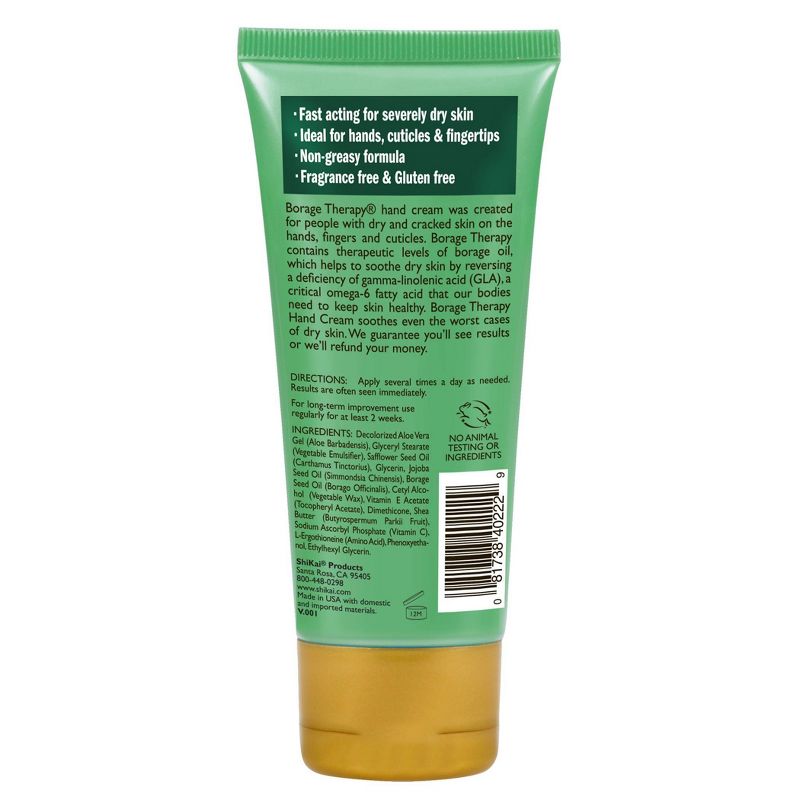 ShiKai Borage Therapy Hand Cream - 2.5 fl oz