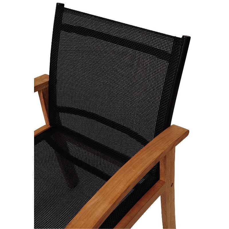 Edenton 11pc Teak Wood Double-Extendable Oval Patio Dining Set - International Home Miami