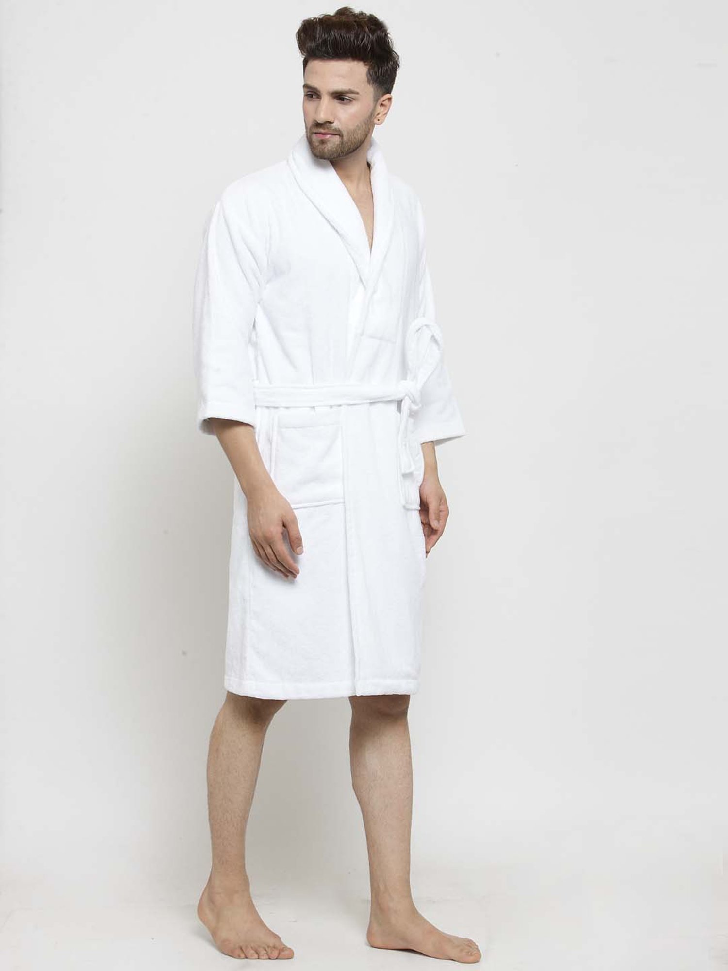 Trident Snowflake Cotton 350 GSM Bathrobe