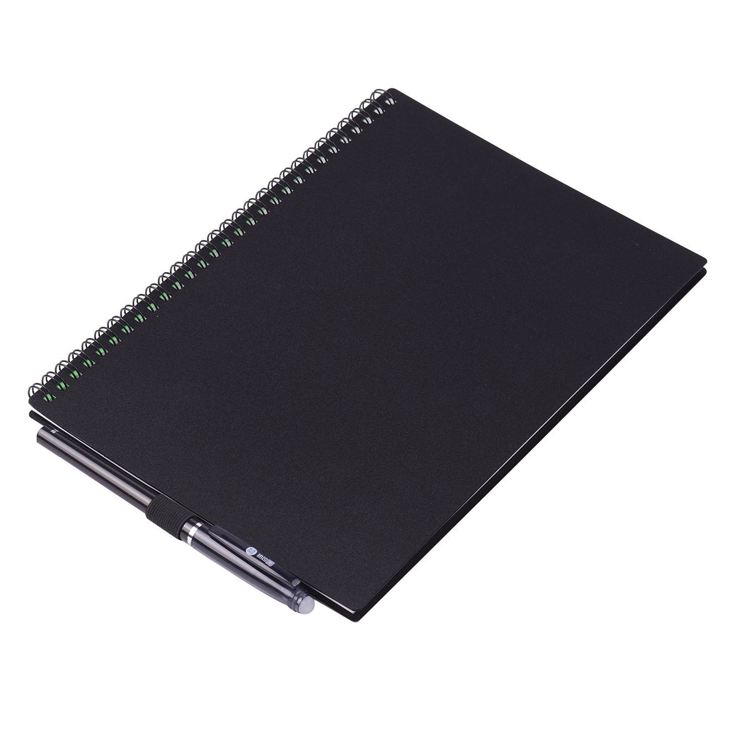 Aibecy Erasable Reusable Smart Notebook Hardcover Writing Note Book Journal Wet Hot Erase B5 Size 30 Sheet with Erasable Pen Cloth for Office School Students Travelers