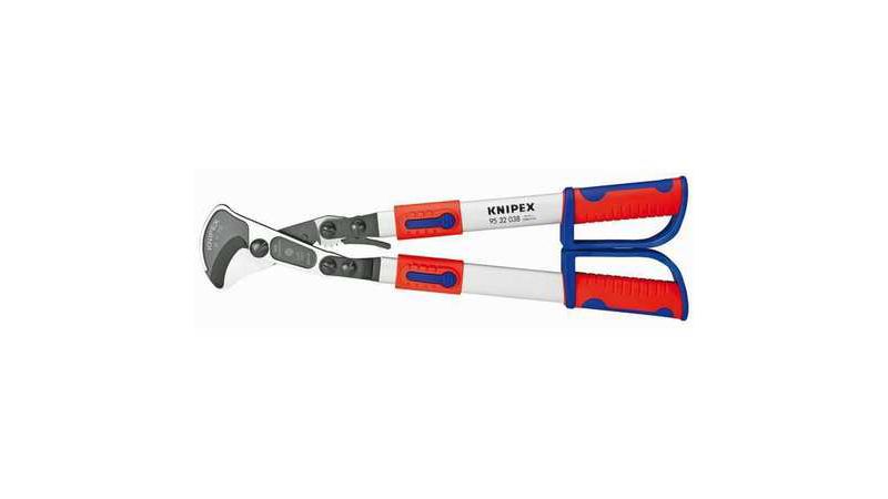 KNIPEX 95 32 038 Ratchet Cable Cutter,Center Cut,22 In