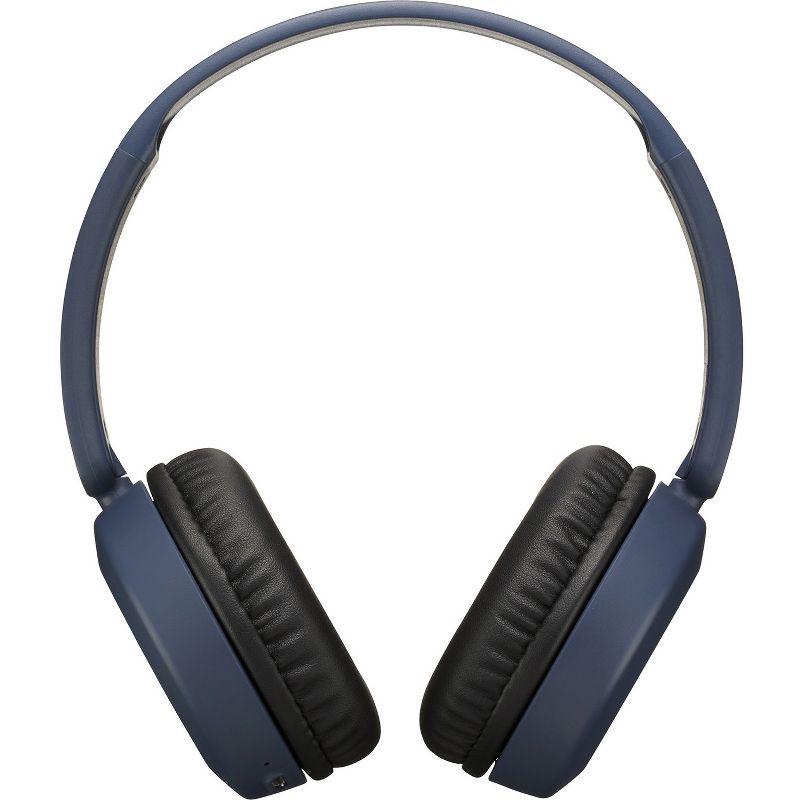 JVC Foldable Wireless On-ear Headphones - Stereo - Wireless - Bluetooth - 32.8 ft - 32 Ohm - 20 Hz - 20 kHz - Earbud - Binaural - In-ear - Slate Blue