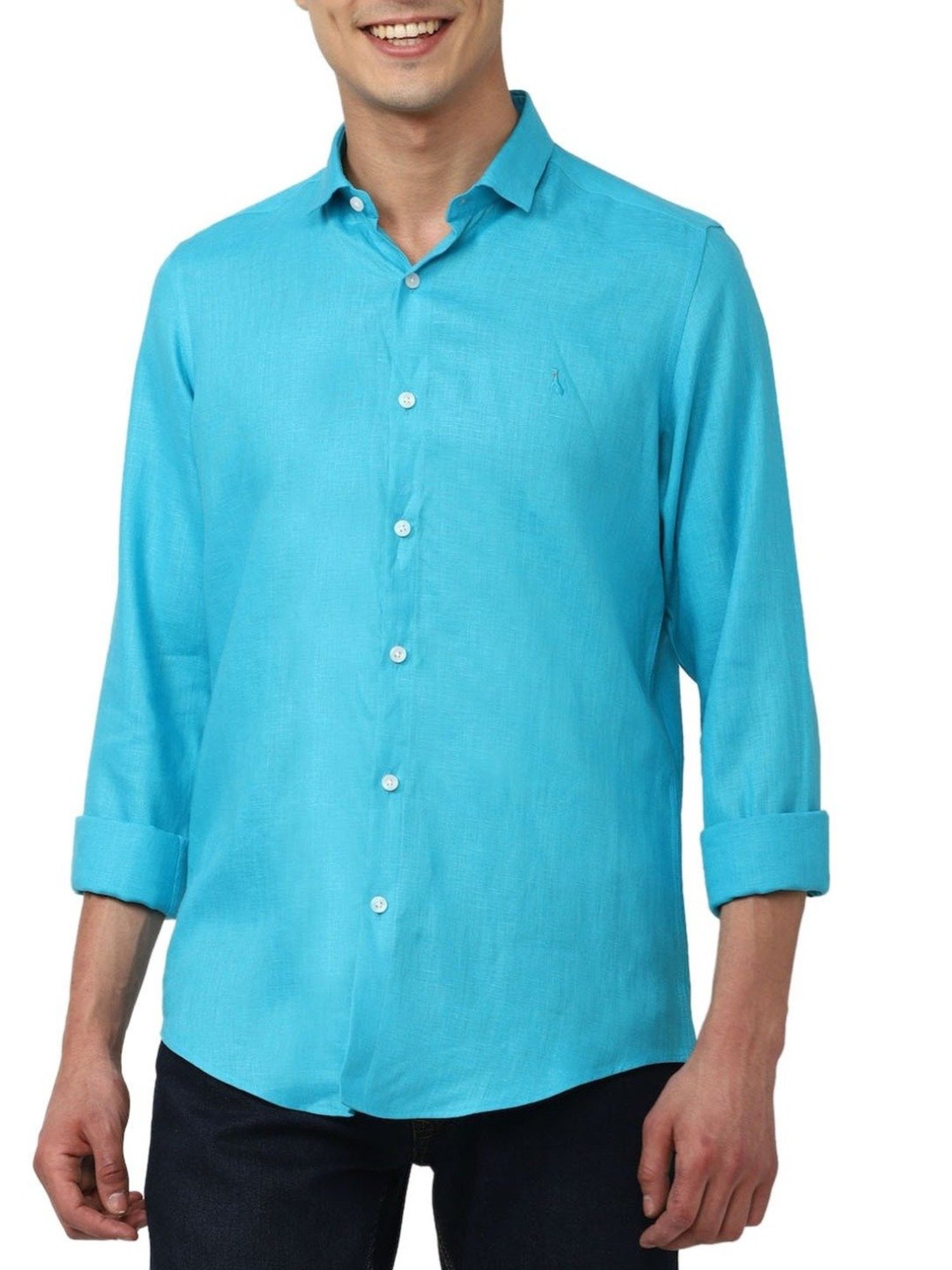 Simon Carter London Blue Slim Fit Shirt