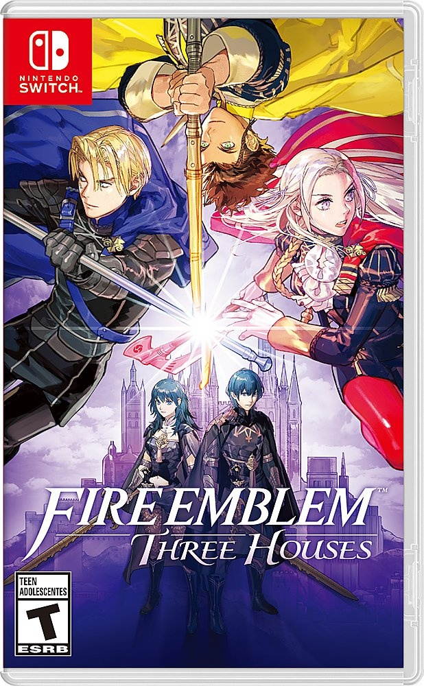 2019 New Nintendo Switch Lite Gray Bundle with Fire Emblem: Three Houses NS Game Disc - 2019 New Game!