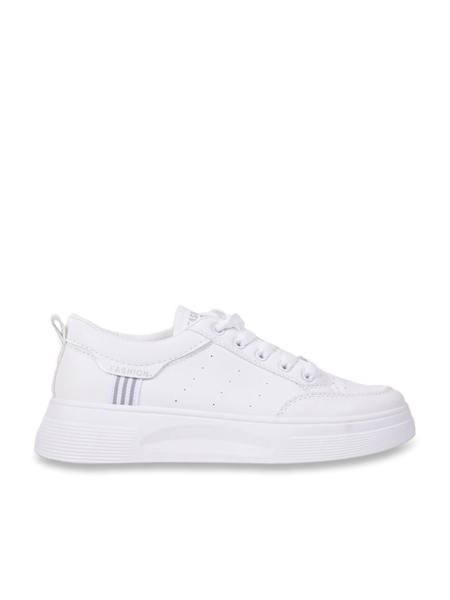 Jove Women's Pearl White Sneakers