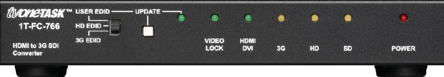 TV One - 1T-FC-766 - TV One 1T-FC-766 HDMI to 3G Extender Converter - Functions: Signal Conversion - Audio Line In