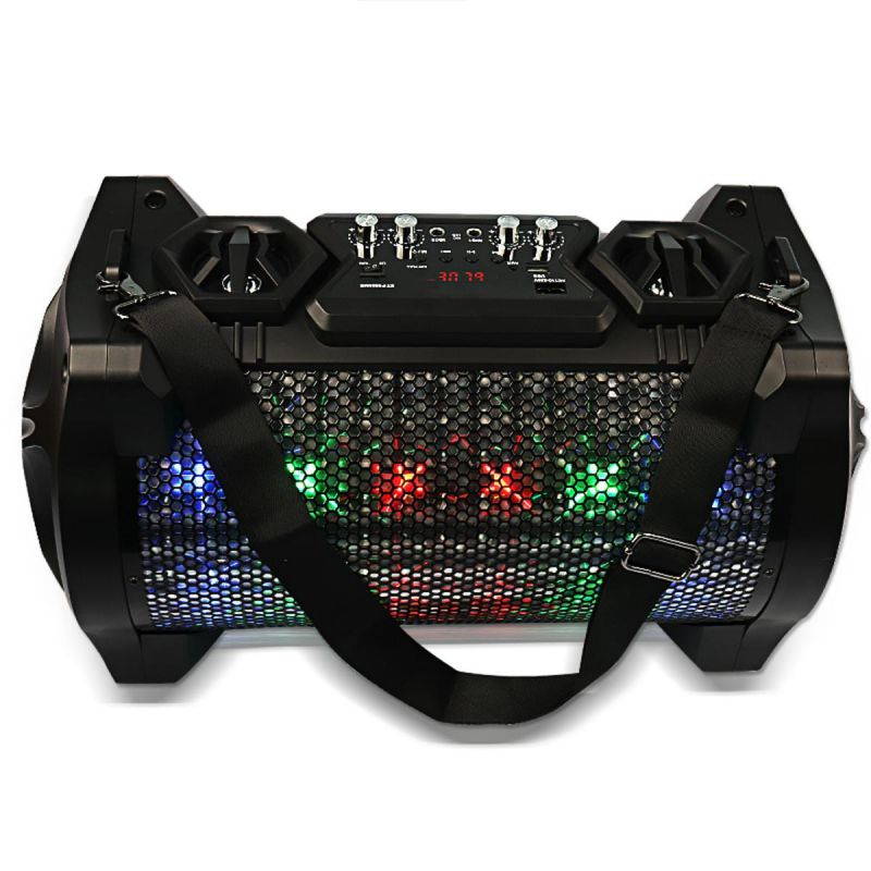 Portable Bluetooth Speaker Stereo Wired Microphone FM Subwoofer Outdoor -