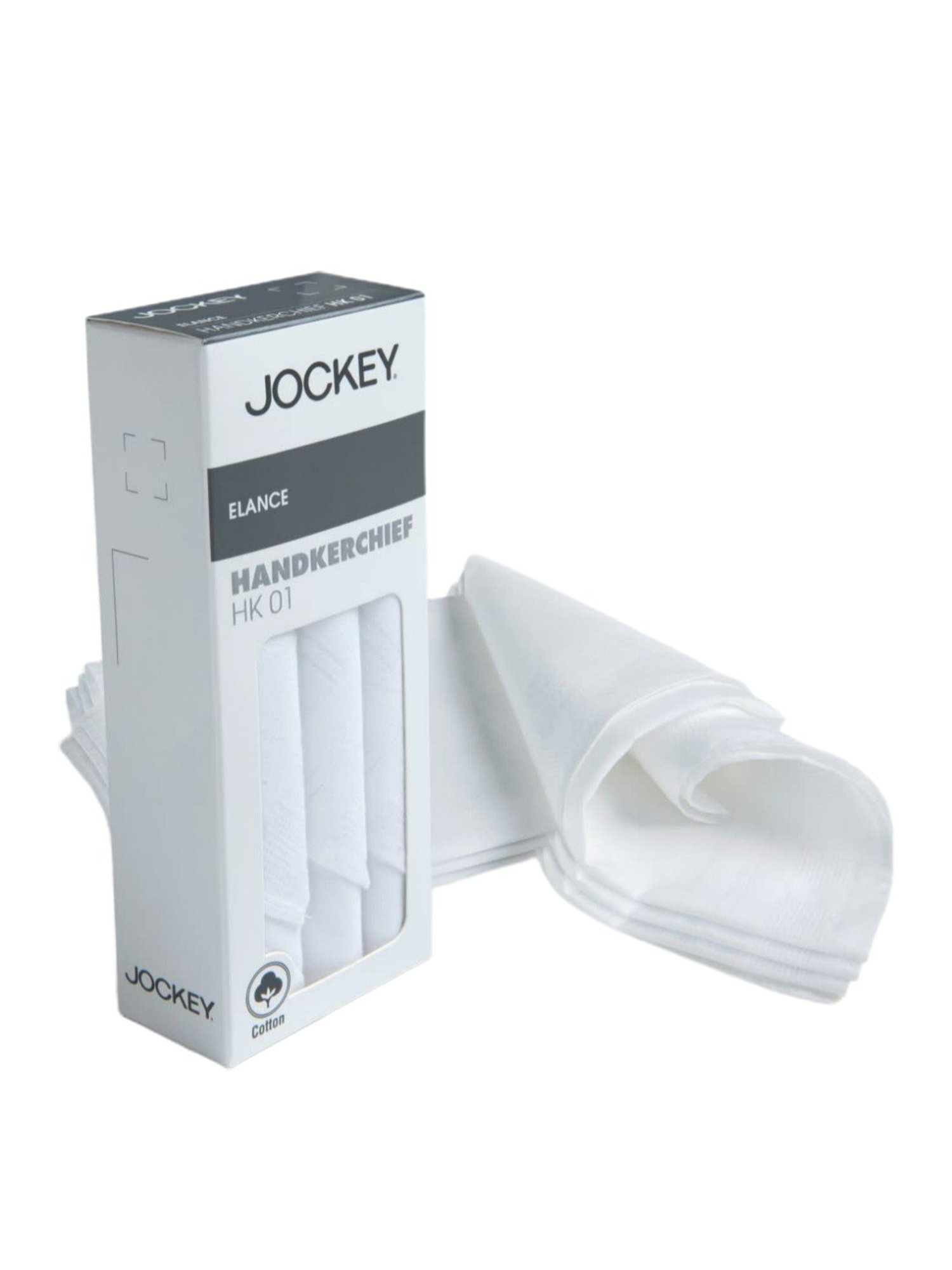 Jockey White Handkerchief Pack of 3